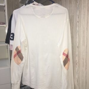 White Burberry Long sleeve